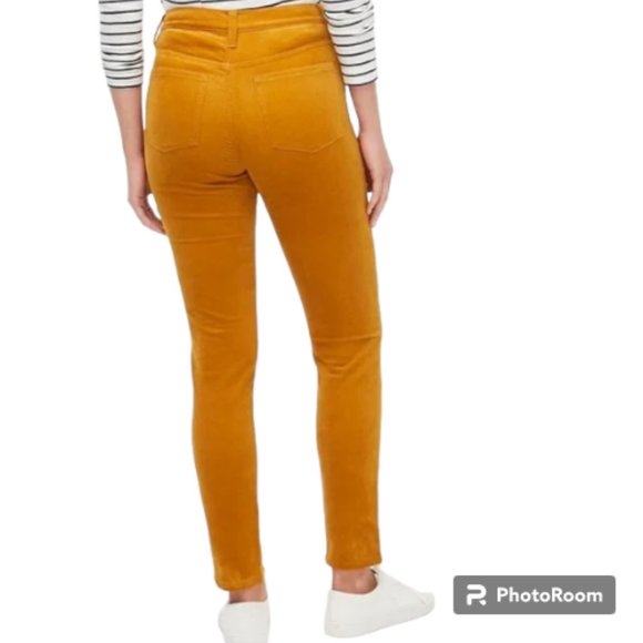 Re-Imagined by J. Crew Mustard Color 9" High-Rise Skinny Jeans Size 29 - Picture 2 of 9